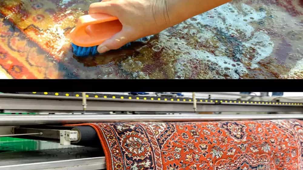 شستشوی فرش ماشینی و دستباف در قالیشویی رضا